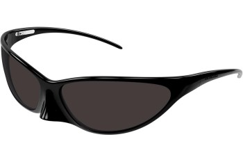 Sonnenbrille Balenciaga BB0349S 001 Besondere Schwarz