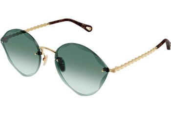 Sonnenbrille Chloe CH0253S 003 Rund Gold