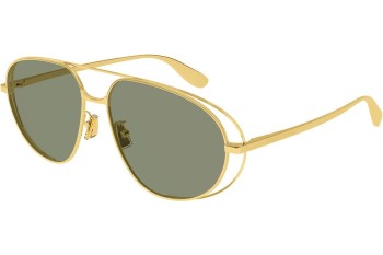 Sonnenbrille Bottega Veneta BV1344S 001 Pilot Gold