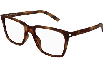 Glasses Saint Laurent SL717SLIM 003 Quadratisch Havanna