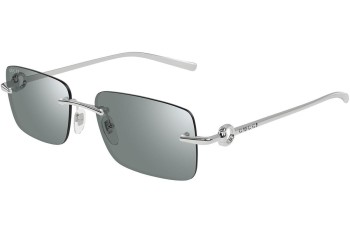 Sonnenbrille Gucci GG1703S 002 Rechteck Silber