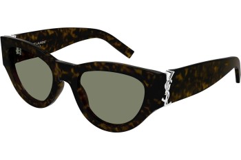 Sonnenbrille Saint Laurent SLM94 008 Cat Eye Havanna