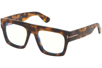 Glasses Tom Ford FT5634-B 056 Flat Top Havanna