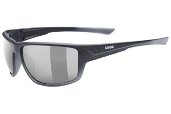 Sonnenbrille uvex sportstyle 230 Black Mat S3 Rechteck Schwarz