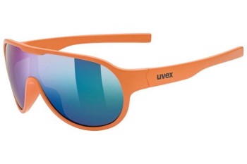 Sonnenbrille uvex sportstyle 512 Orange Mat S3 Monoscheibe | Shield Orange