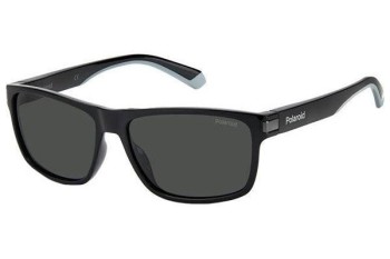 Sonnenbrille Polaroid PLD2121/S 08A/M9 Polarized Rechteck Schwarz