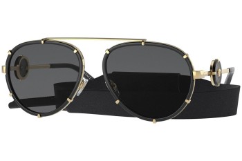 Sunglasses Versace Vintage Icon Pilot Clip-On VE2232 143887 Pilot Schwarz