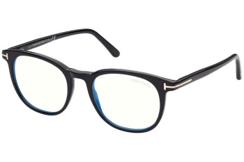 Glasses Tom Ford FT5754-B 001 Rund Schwarz