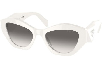 Sunglasses Prada PR07YS 142130 Cat Eye Weiß