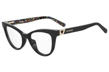 Glasses Love Moschino MOL576 807 Cat Eye Schwarz