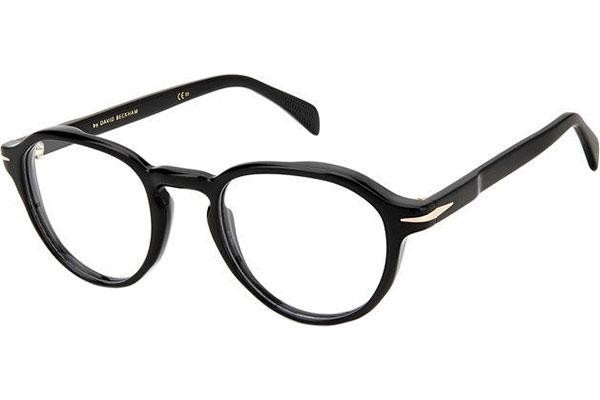 Glasses David Beckham DB7086 807 Rund Schwarz