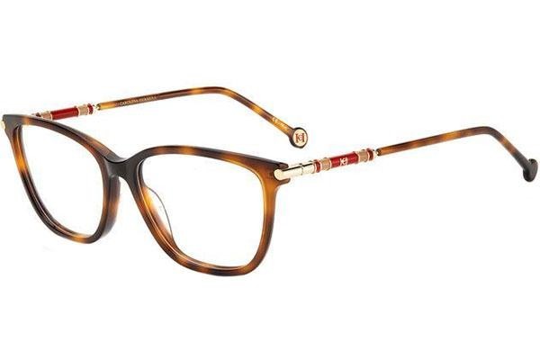 Glasses Carolina Herrera CH0027 05L Quadratisch Havanna