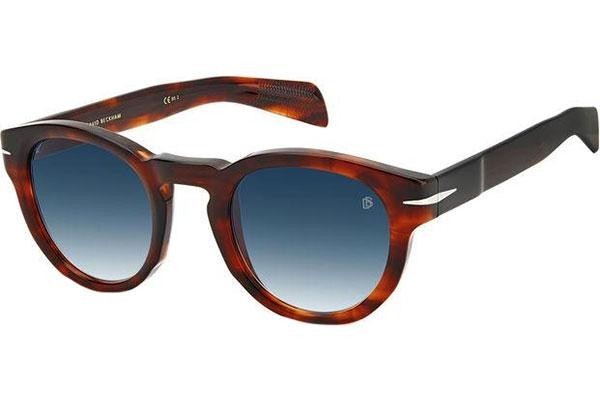 Sonnenbrille David Beckham DB7041/S Z15/08 Rund Havanna