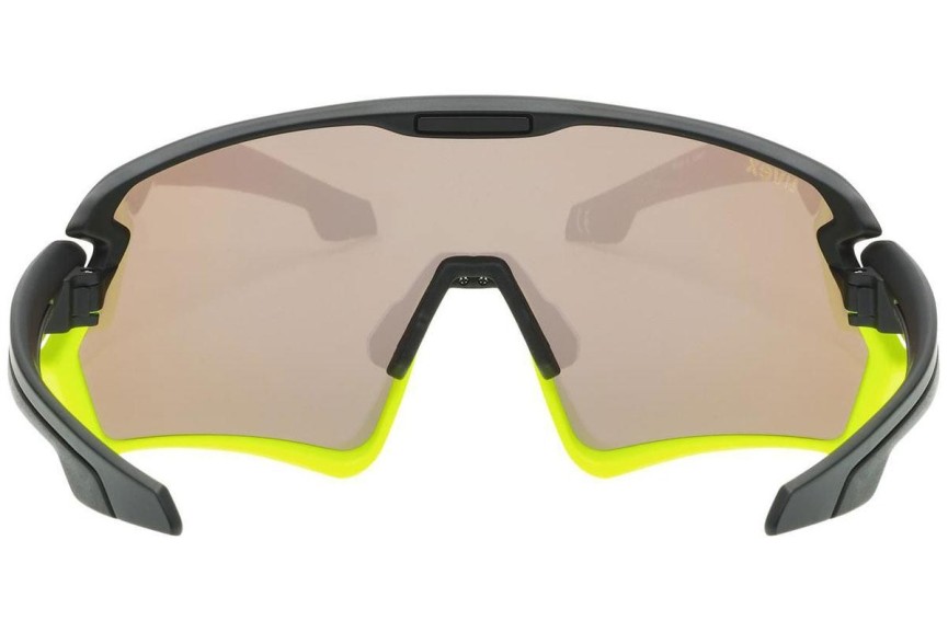 Sunglasses uvex sportstyle 231 Black / Yellow Mat S3 Monoscheibe | Shield Schwarz