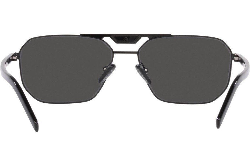 Sonnenbrille Prada PR58YS 1AB5S0 Rechteck Schwarz