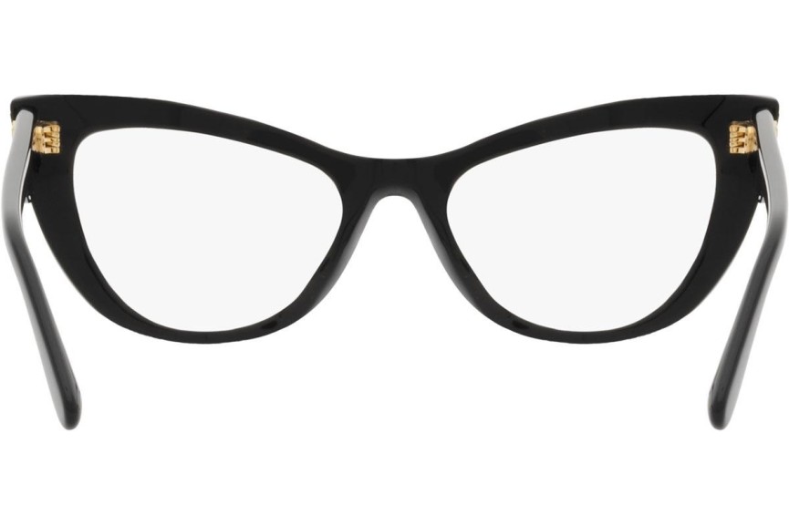 Glasses Dolce & Gabbana DG3354 501 Cat Eye Schwarz