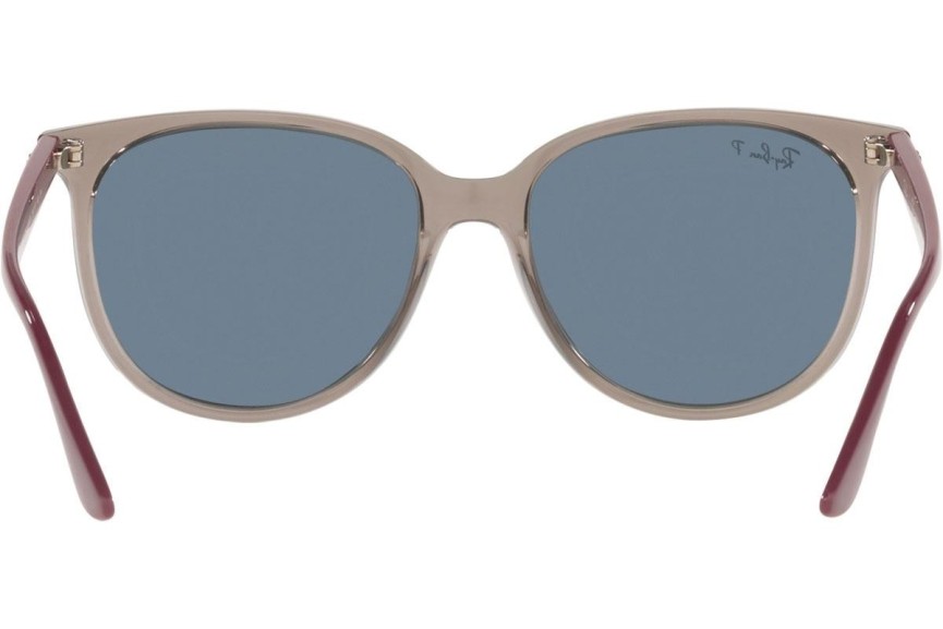 Sunglasses Ray-Ban RB4378 65722V Polarized Quadratisch Grau