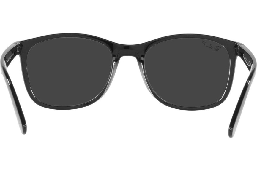 Sunglasses Ray-Ban RB4374 603948 Polarized Quadratisch Schwarz