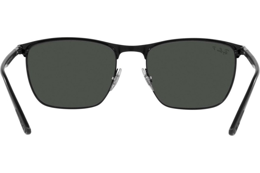 Sonnenbrille Ray-Ban Chromance Collection RB3686 186/K8 Polarized Quadratisch Schwarz