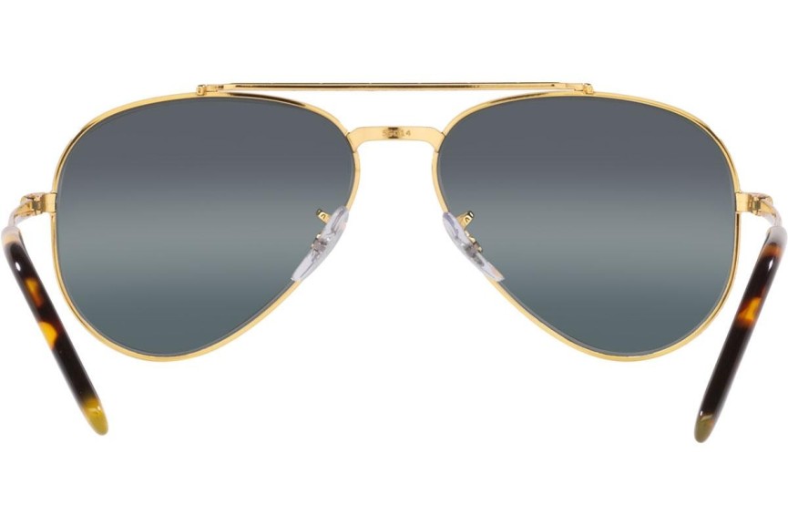 Sonnenbrille Ray-Ban New Aviator Chromance Collection RB3625 9196G6 Polarized Pilot Gold