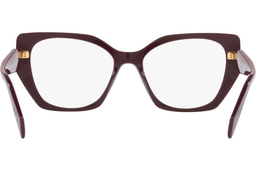 Glasses Prada PR18WV VIY1O1 Quadratisch Rot