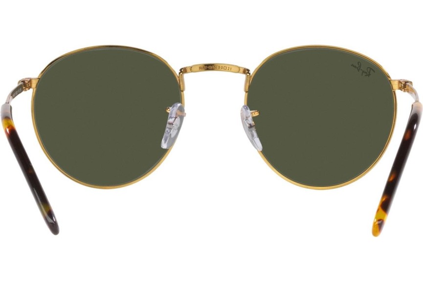 Sonnenbrille Ray-Ban New Round RB3637 919631 Rund Gold