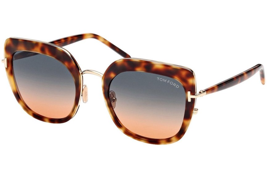 Sunglasses Tom Ford FT0945 53P Quadratisch Havanna