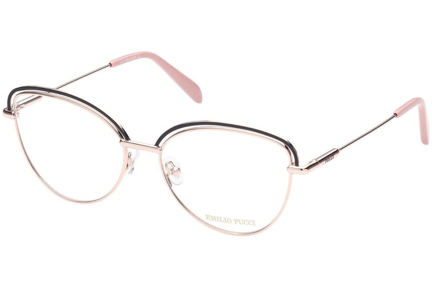 Brillen Emilio Pucci EP5170 005 Cat Eye Gold