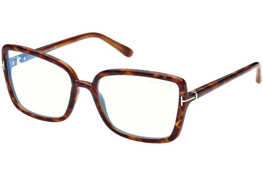 Brillen Tom Ford FT5813-B 055 Cat Eye Havanna