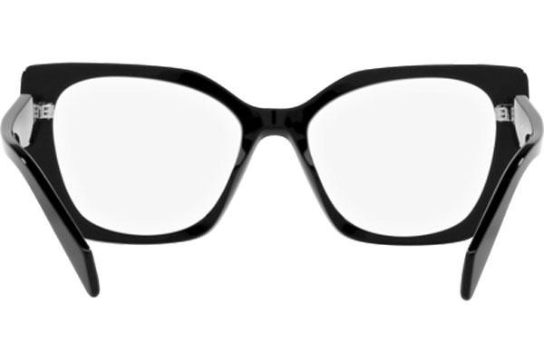 Glasses Prada PR18WV 1AB1O1 Quadratisch Schwarz