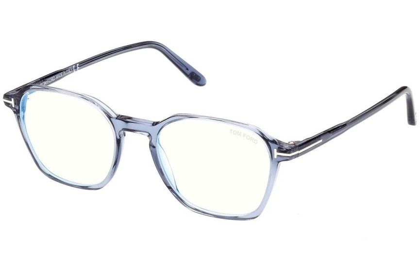 Brillen Tom Ford FT5804-B 090 Quadratisch Blau