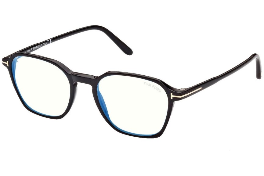 Glasses Tom Ford FT5804-B 001 Quadratisch Schwarz