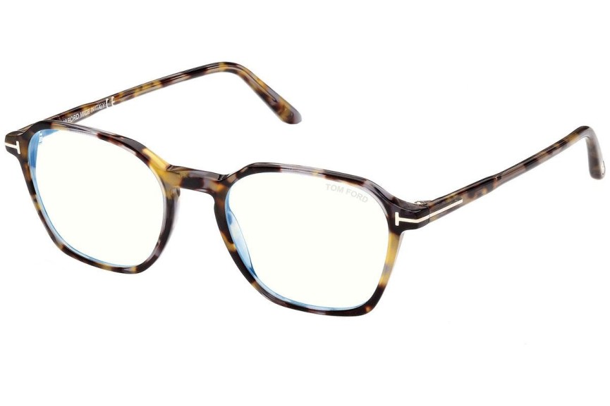 Brillen Tom Ford FT5804-B 055 Quadratisch Havanna