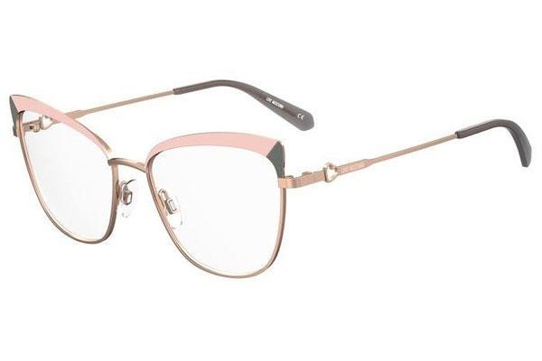 Brillen Love Moschino MOL602 1B4 Cat Eye Gold