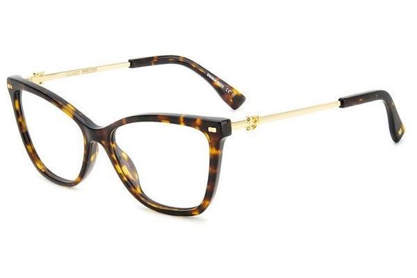 Glasses Dsquared2 D20068 086 Cat Eye Havanna