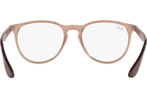 Brillen Ray-Ban Erika RX7046 5940 Quadratisch Braun