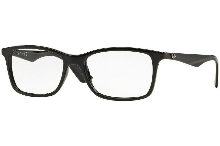 Glasses Ray-Ban RX7047 2000 Rechteck Schwarz