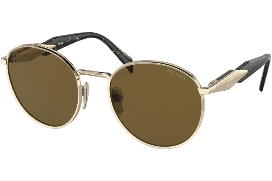 Sonnenbrille Prada PR56ZS ZVN01T Rund Gold