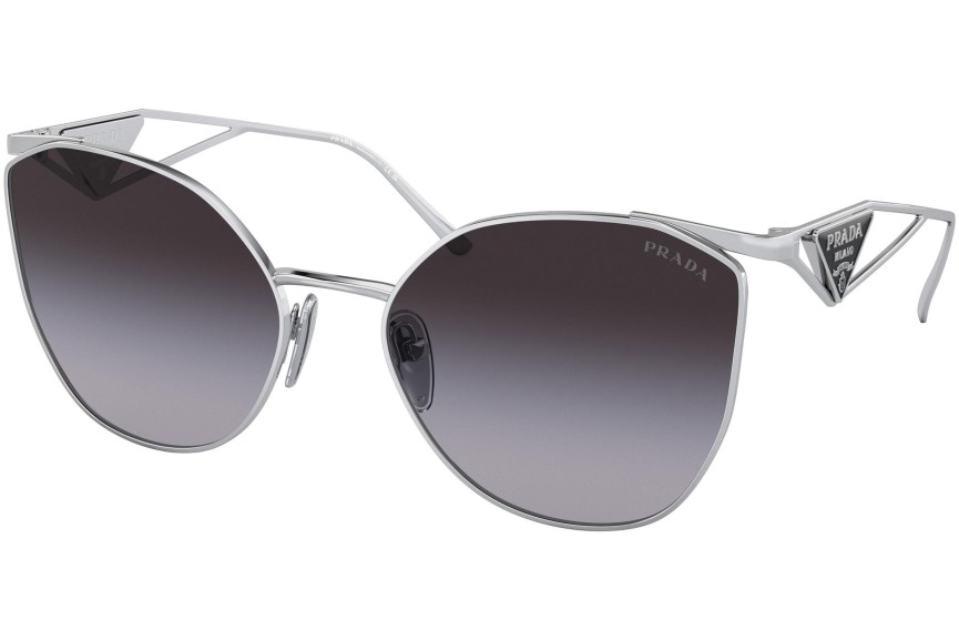 Sonnenbrille Prada PR50ZS 1BC09S Cat Eye Silber