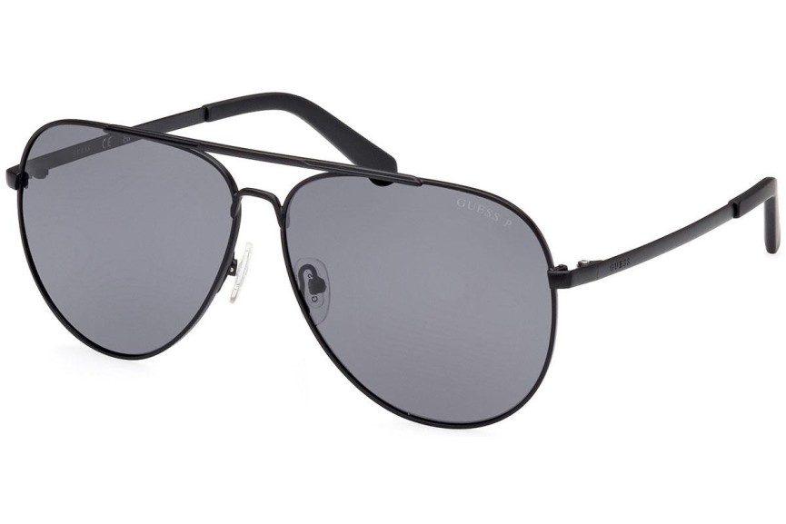 Sonnenbrille Guess GU00059 02D Polarized Pilot Schwarz