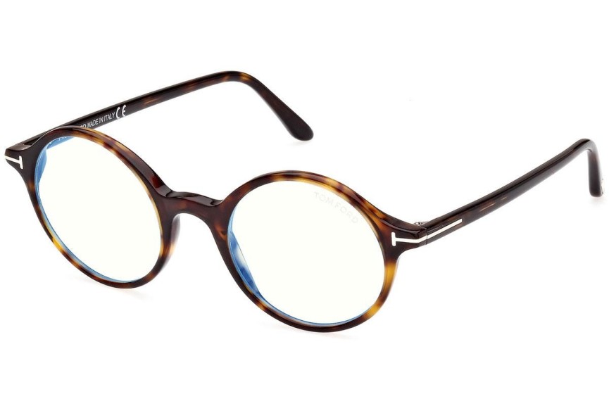 Brillen Tom Ford FT5834-B 052 Rund Havanna