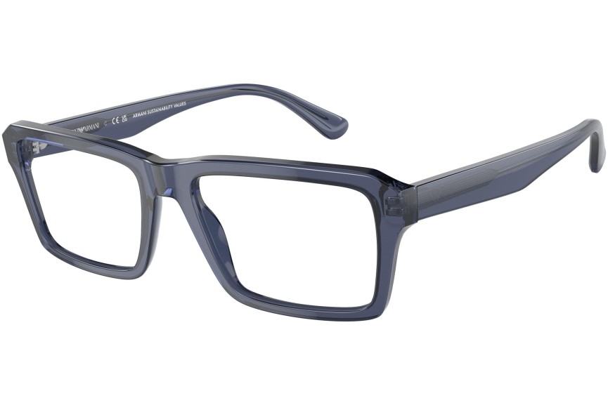 Glasses Emporio Armani EA3206 5072 Rechteck Blau