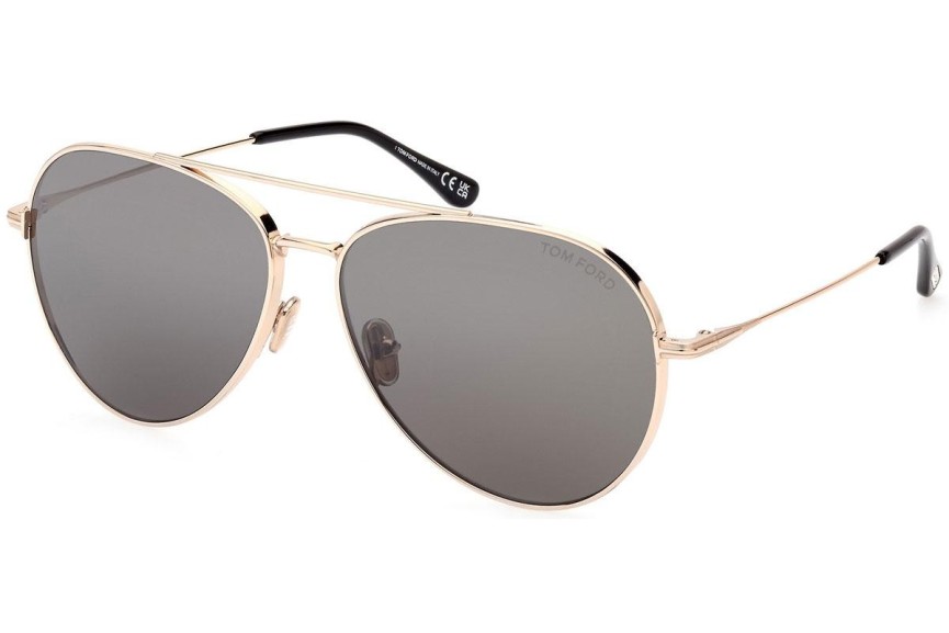 Sonnenbrille Tom Ford FT0996 28A Pilot Gold