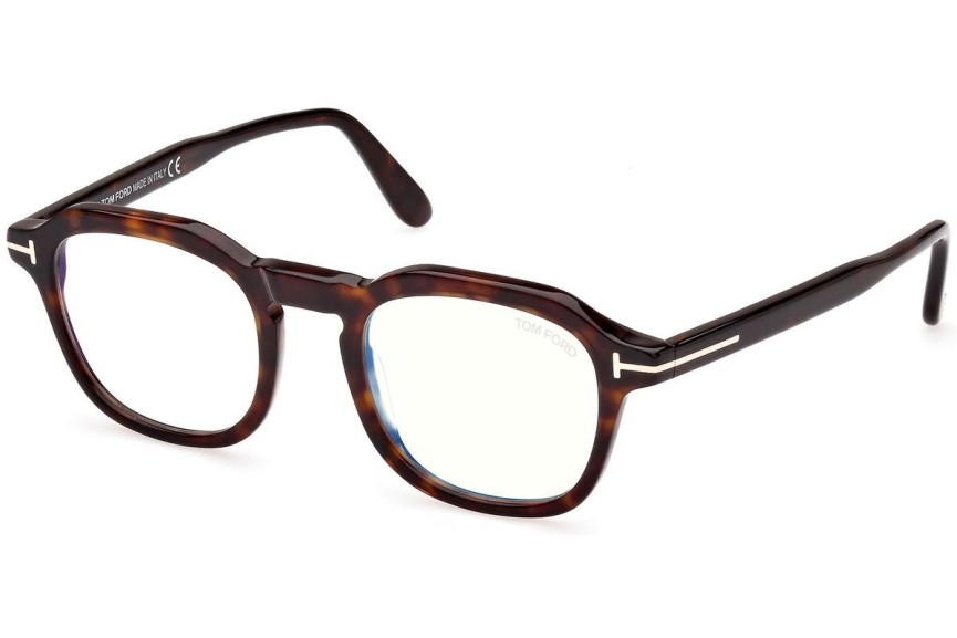 Glasses Tom Ford FT5836-B 052 Quadratisch Havanna