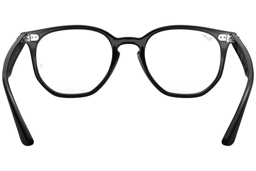 Glasses Ray-Ban Hexagonal RX7151 2000 Quadratisch Schwarz