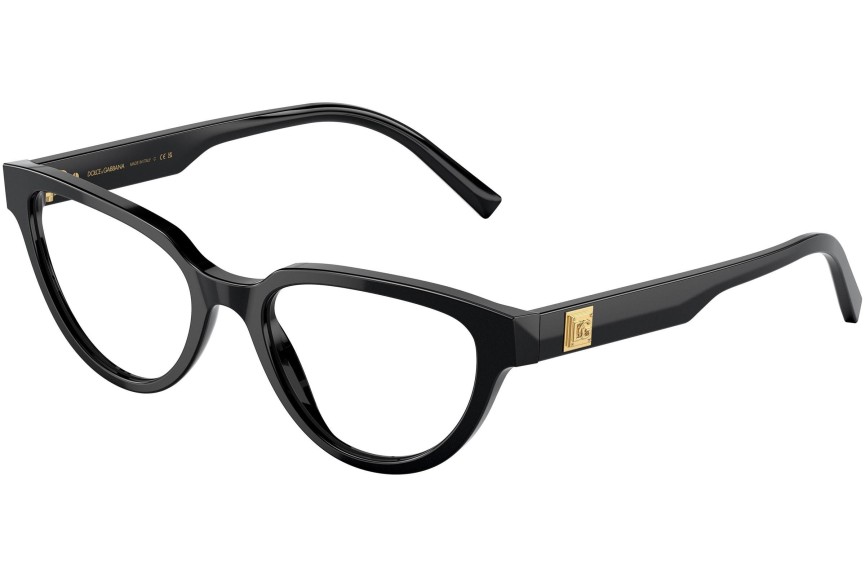 Brillen Dolce & Gabbana DG3358 501 Cat Eye Schwarz