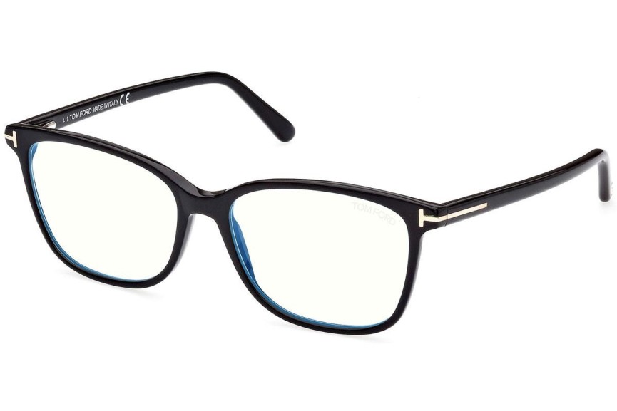 Glasses Tom Ford FT5842-B 001 Quadratisch Schwarz