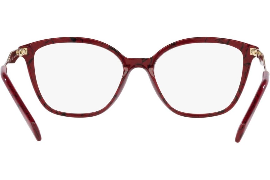 Glasses Prada PR02ZV 15D1O1 Cat Eye Rot