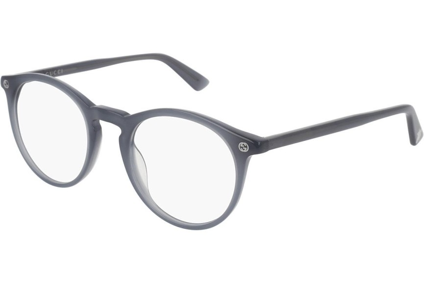 Glasses Gucci GG0121O 005 Rund Grau