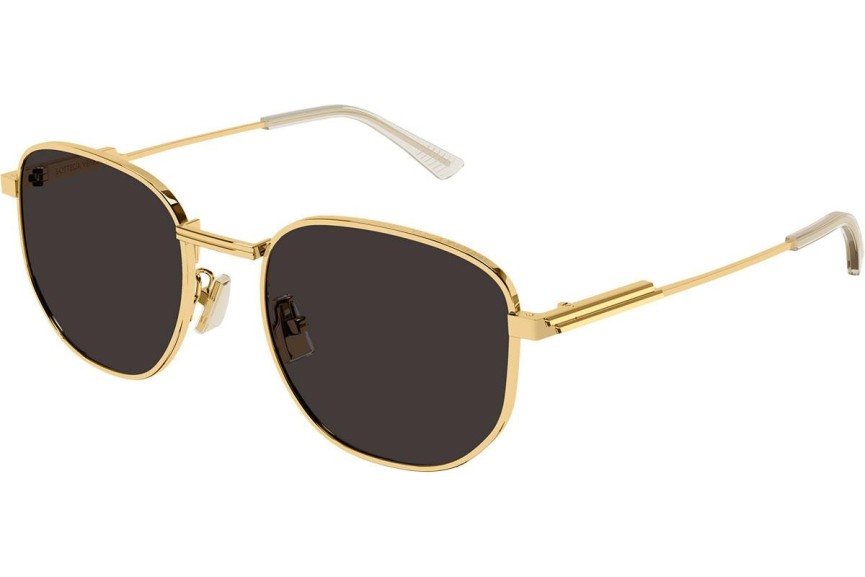 Sunglasses Bottega Veneta BV1160SA 004 Quadratisch Gold